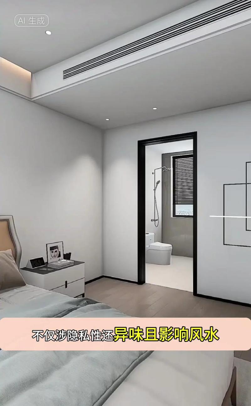衛生間門正對床?教你一招解決!